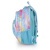 Hátizsák, iskolatáska, cipzáras, GABOL "Mystic", világoskék, batikolt hatású